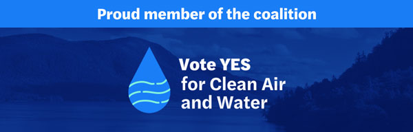 Vote YES for Clean Air and Water